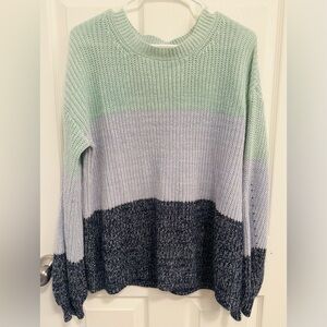 Colorblock Knit Sweater